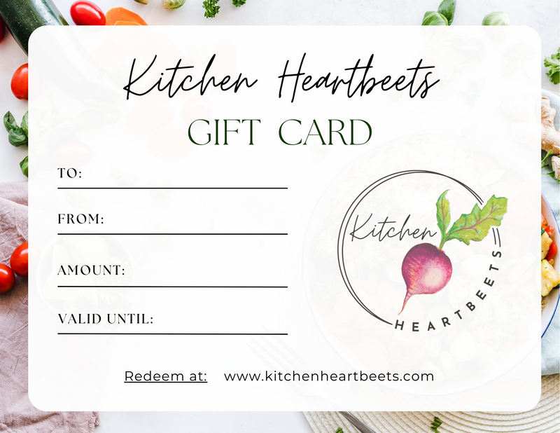 Kitchen Heartbeets Gift Cards