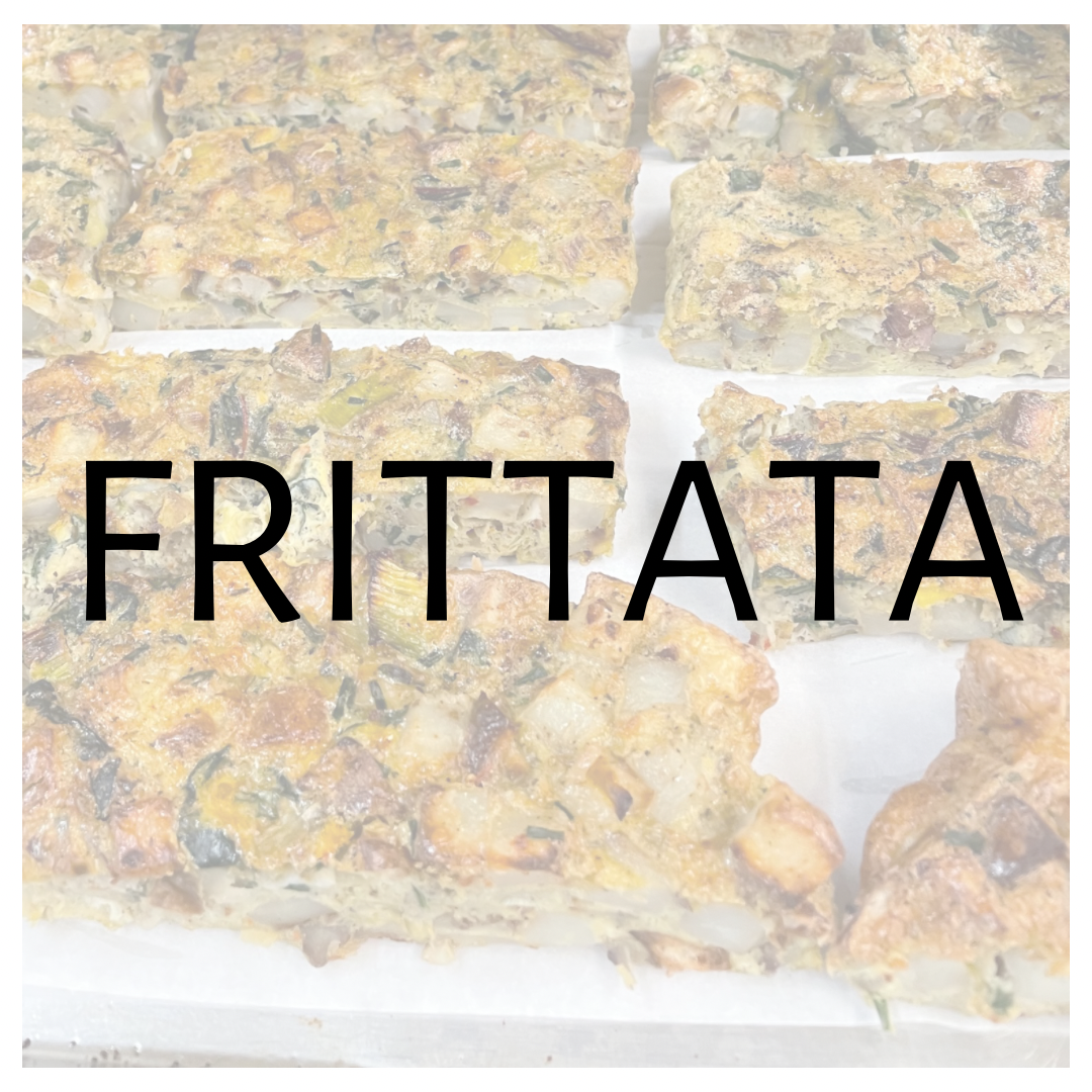 French Onion + Bacon Frittata